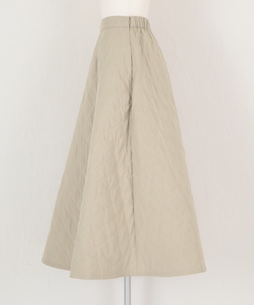 titivate（ティティベイト）の「ｷﾙﾃｨﾝｸﾞﾌﾚｱｽｶｰﾄ（スカート・レディース・アイボリー/グレイッシュベージュ/ブラック・M/L/S）」の5枚目の写真