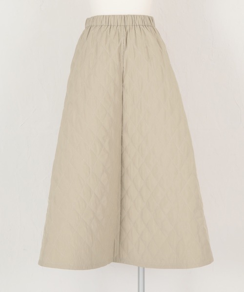 titivate（ティティベイト）の「ｷﾙﾃｨﾝｸﾞﾌﾚｱｽｶｰﾄ（スカート・レディース・アイボリー/グレイッシュベージュ/ブラック・M/L/S）」の8枚目の写真