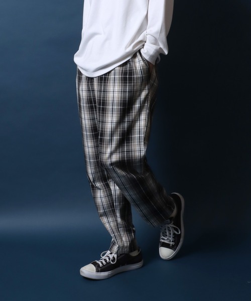 ANPAS（アンパス）の「Twill Fabric Chef's Pants/ツイル シェフパンツ ワイドテーパードパンツ（その他パンツ・メンズ・ブラック/ベージュ/ネイビー/インディゴブルー/グリーン/アイボリー/グリーン系その他/ホワイト系その他/カーキ/グレー系その他/ブラック系その他/ベージュ系その他/グレー系その他2/グレー系その他3/グリーン系その他2/ブラック系その他2/ブルー系その他/レオパード・LL/M/L）」の8枚目の写真