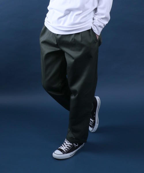 ANPAS（アンパス）の「Twill Fabric Chef's Pants/ツイル シェフパンツ ワイドテーパードパンツ（その他パンツ・メンズ・ブラック/ベージュ/ネイビー/インディゴブルー/グリーン/アイボリー/グリーン系その他/ホワイト系その他/カーキ/グレー系その他/ブラック系その他/ベージュ系その他/グレー系その他2/グレー系その他3/グリーン系その他2/ブラック系その他2/ブルー系その他/レオパード・LL/M/L）」の14枚目の写真