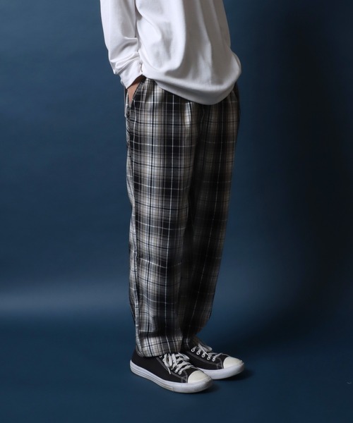 ANPAS（アンパス）の「Twill Fabric Chef's Pants/ツイル シェフパンツ ワイドテーパードパンツ（その他パンツ・メンズ・ブラック/ベージュ/ネイビー/インディゴブルー/グリーン/アイボリー/グリーン系その他/ホワイト系その他/カーキ/グレー系その他/ブラック系その他/ベージュ系その他/グレー系その他2/グレー系その他3/グリーン系その他2/ブラック系その他2/ブルー系その他/レオパード・LL/M/L）」の21枚目の写真