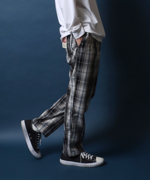 ANPAS（アンパス）の「Twill Fabric Chef's Pants/ツイル シェフパンツ ワイドテーパードパンツ（その他パンツ・メンズ・ブラック/ベージュ/ネイビー/インディゴブルー/グリーン/アイボリー/グリーン系その他/ホワイト系その他/カーキ/グレー系その他/ブラック系その他/ベージュ系その他/グレー系その他2/グレー系その他3/グリーン系その他2/ブラック系その他2/ブルー系その他/レオパード・LL/M/L）」の22枚目の写真