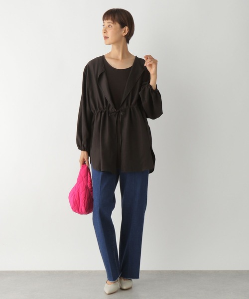 LEPSIM（レプシィム）の「ストレッチデニムストレートパンツ　295093（デニムパンツ・レディース・ネイビー/ブルー/ブラック・LARGE/SMALL/MEDIUM）」の21枚目の写真