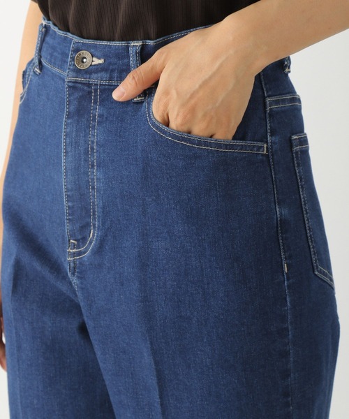 LEPSIM（レプシィム）の「ストレッチデニムストレートパンツ　295093（デニムパンツ・レディース・ネイビー/ブルー/ブラック・LARGE/SMALL/MEDIUM）」の8枚目の写真