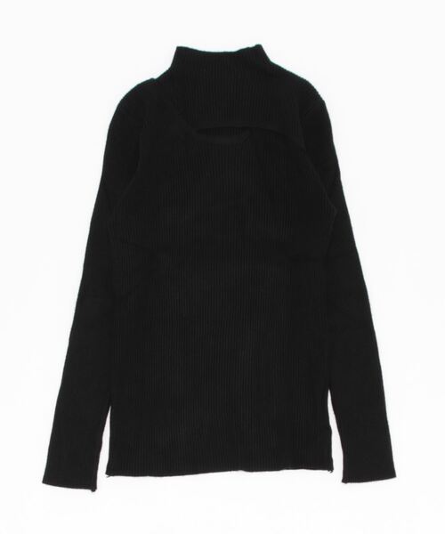 Ritzy(リッツィー)の「フロントオープンデザインカットソー(Tシャツ/カットソー・レディース・ブラック/ベージュ/カーキ/モカ/ホワイト・FREE)」の7枚目の写真