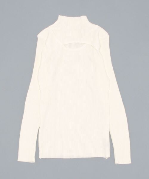 Ritzy(リッツィー)の「フロントオープンデザインカットソー(Tシャツ/カットソー・レディース・ブラック/ベージュ/カーキ/モカ/ホワイト・FREE)」の19枚目の写真