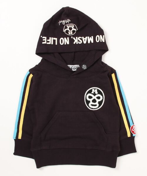 HEAD ROCK（ヘッドロック）の「HEADROCK/ヘッドロック パーカー（100～150cm）（パーカー・キッズ・ブラック/杢グレー/カーキ/ネイビー・130/140/150/100/110/120）」の2枚目の写真