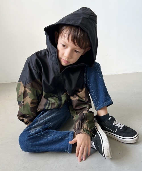 セール】カモフラ ジャケット 切替 迷彩（ブルゾン）｜NESTA（ネスタ