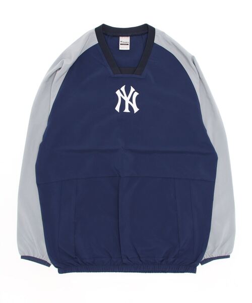 MLB(メジャーリーグベースボール)の「MLB ロングスリーブ ゲームジャケット(その他アウター・メンズ・レッド/ネイビー・X-LARGE/LARGE/MEDIUM)」の2枚目の写真