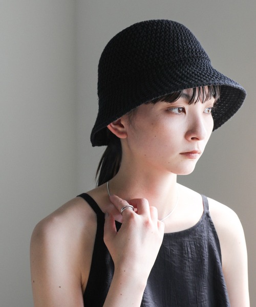 select MOCA(セレクトモカ)の「ベーシックサーモメトロハット(ハット・レディース・ベージュ/ブラック・FREE)」の20枚目の写真