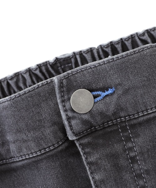 n'OrLABEL（ノアールレーベル）の「【機能素材】『パウダー裏起毛デニムマーメイドスカート』（デニムスカート・レディース・インディゴブルー/ブラック/ブルー・2/1）」の5枚目の写真