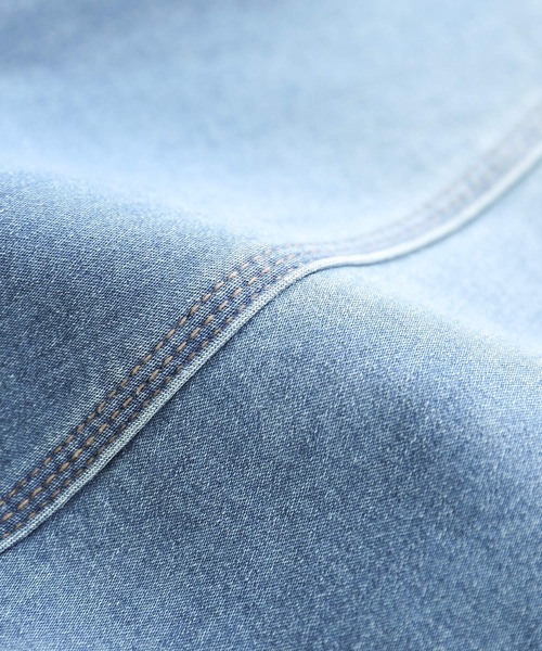 n'OrLABEL（ノアールレーベル）の「【機能素材】『パウダー裏起毛デニムマーメイドスカート』（デニムスカート・レディース・インディゴブルー/ブラック/ブルー・2/1）」の16枚目の写真