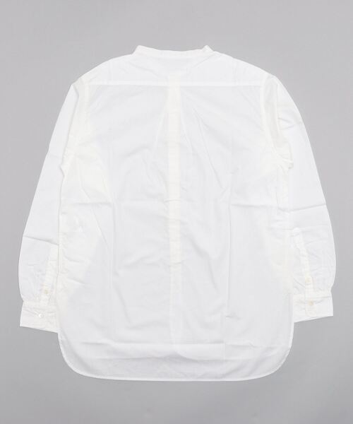 SETTO（セット）の「ノーカラーシャツ（シャツ/ブラウス・メンズ・ホワイト/ベージュ・S/L/M）」の3枚目の写真