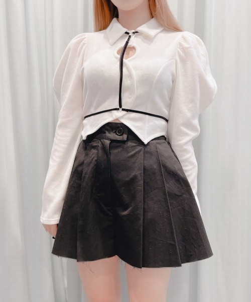 lilLilly(リルリリー)の「ハートベロアハーネス(ベルト・レディース・ホワイト/ブラック/ブルー/レッド・FREE)」の9枚目の写真