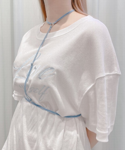 lilLilly(リルリリー)の「ハートベロアハーネス(ベルト・レディース・ホワイト/ブラック/ブルー/レッド・FREE)」の7枚目の写真