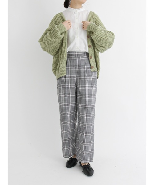 Samansa Mos2 blue（サマンサモスモスブルー）の「◎ルーズニットカーディガン（カーディガン/ボレロ・レディース・グレー/ブルー/パープル/ベージュ/グリーン/イエロー・ﾌﾘ-）」の17枚目の写真