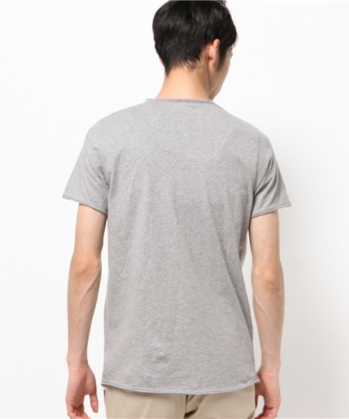 BRILLA per il gusto（ブリッラペルイルグースト）の「VERTO / コットン VネックTシャツ（Tシャツ/カットソー・メンズ・ホワイト/グレー/ブラック/ネイビー・MEDIUM/X-SMALL/SMALL/LARGE）」の14枚目の写真