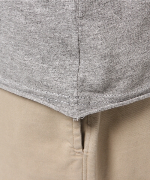 BRILLA per il gusto（ブリッラペルイルグースト）の「VERTO / コットン VネックTシャツ（Tシャツ/カットソー・メンズ・ホワイト/グレー/ブラック/ネイビー・MEDIUM/X-SMALL/SMALL/LARGE）」の10枚目の写真