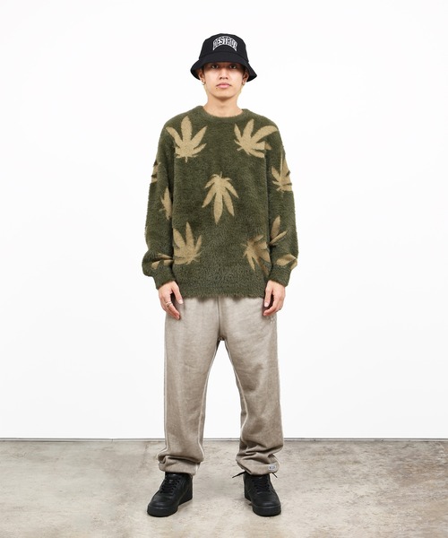 HUF（ハフ）の「HUF PLANTLIFE CREW SWEATER / HUF ニット セーター