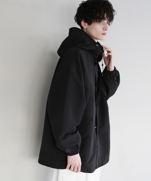 セール】ポリツイルビッグシルエットアノラックマウンテン