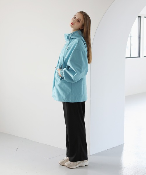 ポリツイルビッグシルエットアノラックマウンテンパーカー（マウンテン