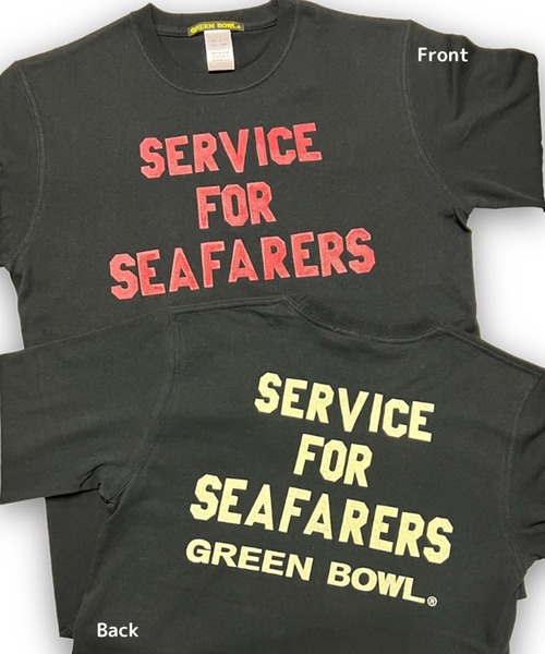 GREEN BOWL（グリーンボウル）の「グリーンボウル【GREEN BOWL】Heavy Weight L/S T-shirts(SERVICE柄)（Tシャツ/カットソー・メンズ・ホワイト/ブラック/杢グレー・M/L）」の4枚目の写真