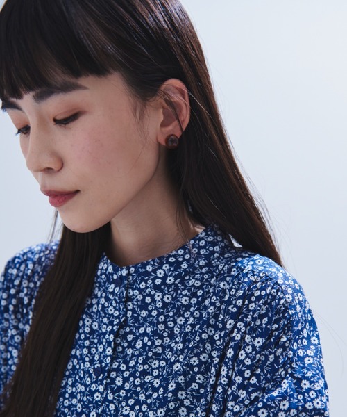 Libra Cue(リブラ キュー)の「スコッチキャンディピアス(ピアス(両耳用)・レディース・アイボリー/ブラウン・FREE)」の11枚目の写真