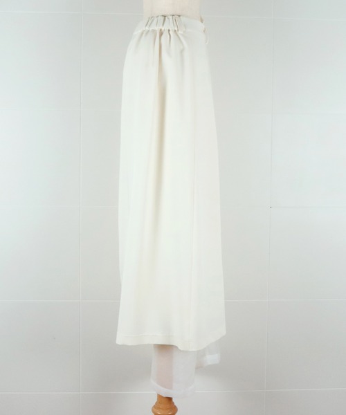 AULA AILA（アウラアイラ）の「ラップスカートレイヤードパンツ
