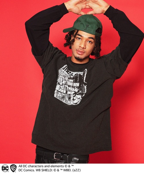 BACK TO THE FIELD（バック トゥー ザ フィールド）の「【DC/THE JOKER】ワンポイント刺繍キャップ（キャップ・レディース・グリーン/ブラック・FREE）」の5枚目の写真