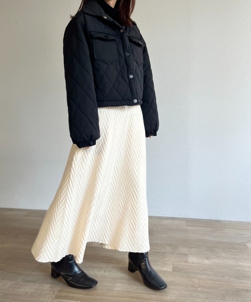 ISOOK(アイスー)の「【ZOZO限定】Knit flare skirt / ニットフレアスカート(スカート・レディース・アイボリー/カーキ・FREE)」の15枚目の写真
