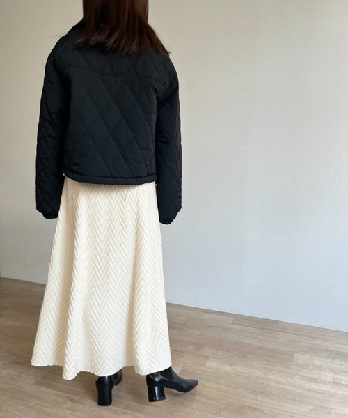 ISOOK(アイスー)の「【ZOZO限定】Knit flare skirt / ニットフレアスカート(スカート・レディース・アイボリー/カーキ・FREE)」の16枚目の写真