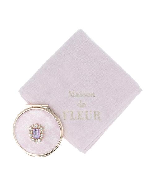 Maison de FLEUR（メゾンドフルール）の「コフレセット ビジューコンパクトミラー（その他・レディース・ピンク/ラベンダー/ボルドー・FREE）」の2枚目の写真