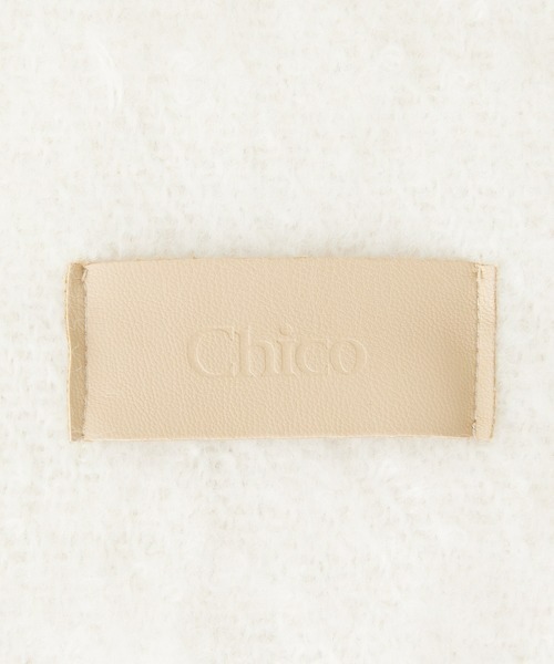 Chico(チコ)の「太フリンジストール(マフラー・レディース・チャコールグレー/ベージュ/アイボリー・FREE)」の12枚目の写真