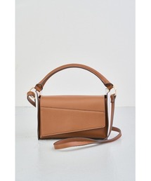 AZUL by moussy | BICOLOR PANEL DESIGN BAG/バイカラーパネルデザインバッグ(ハンドバッグ)