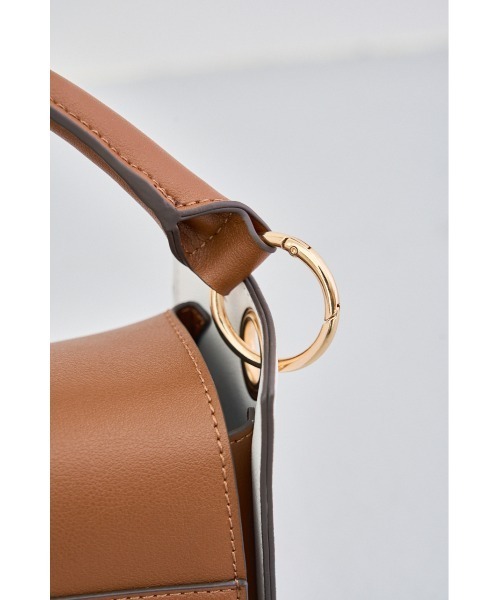 AZUL by moussy（アズールバイマウジー）の「BICOLOR PANEL DESIGN BAG/バイカラーパネルデザインバッグ（ハンドバッグ・レディース・ブラウン/イエロー/ブラック・FREE）」の17枚目の写真