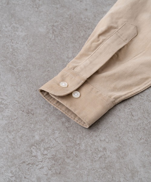 BRICK & SONS（ブリックアンドサンズ）の「リラックスワイドヨークシャツ＜サンド＞（シャツ/ブラウス・メンズ・サンドベージュ・XS/S/M/L/LL）」の5枚目の写真