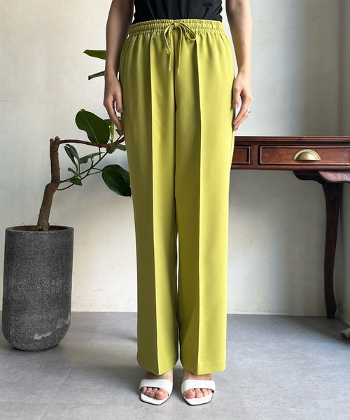 DouDou（ドゥドゥ）の「ピンタックセンプレパンツ（その他パンツ・レディース・ライトグリーン/グレー/ブラック・FREE）」の16枚目の写真