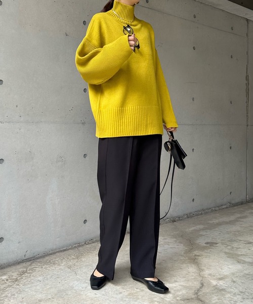 DouDou（ドゥドゥ）の「ピンタックセンプレパンツ（その他パンツ・レディース・ライトグリーン/グレー/ブラック・FREE）」の22枚目の写真