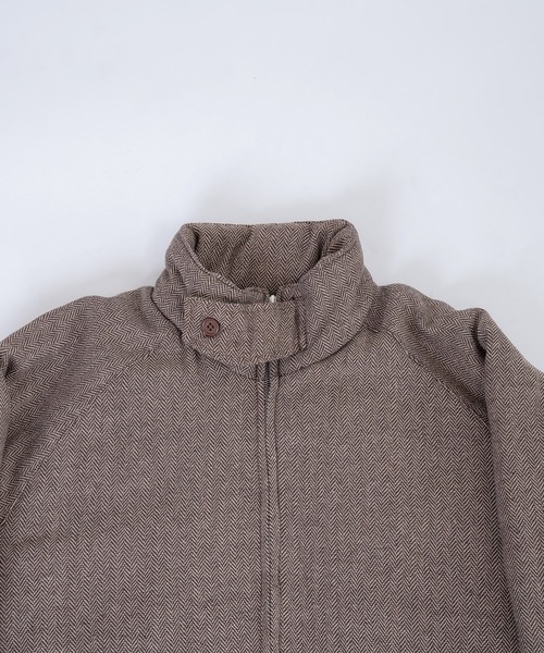 ONCILY（オンシェリー）の「STAND NECK TWEED BLOUSON / ツイード中綿