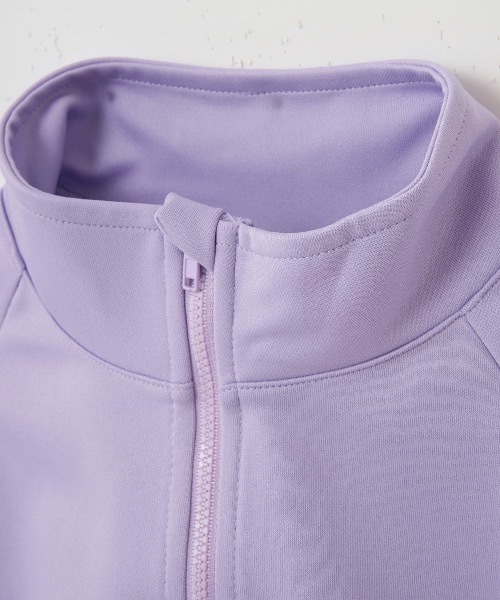 repipi armario（レピピ アルマリオ）の「【repipi armario / レピピアルマリオ】ガールズ袖2本ラインジャージ　ブルゾン　ジャージ　ダンス（ジャージ・キッズ・ホワイト/ブラック/パープル/サックスブルー/ピンク/ミント・140/150/160/170）」の20枚目の写真