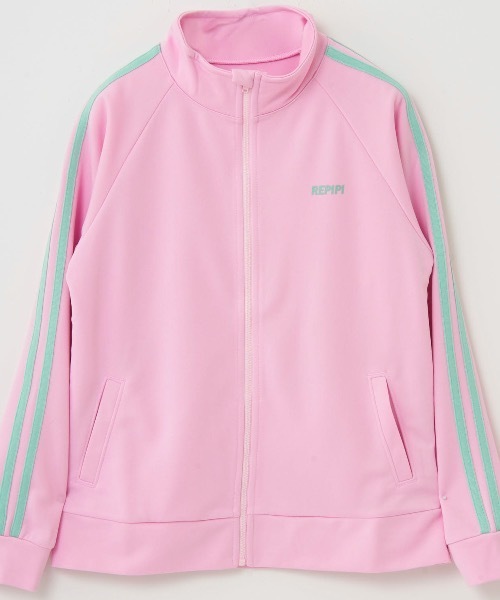 repipi armario（レピピ アルマリオ）の「【repipi armario / レピピアルマリオ】ガールズ袖2本ラインジャージ　ブルゾン　ジャージ　ダンス（ジャージ・キッズ・ホワイト/ブラック/パープル/サックスブルー/ピンク/ミント・140/150/160/170）」の16枚目の写真