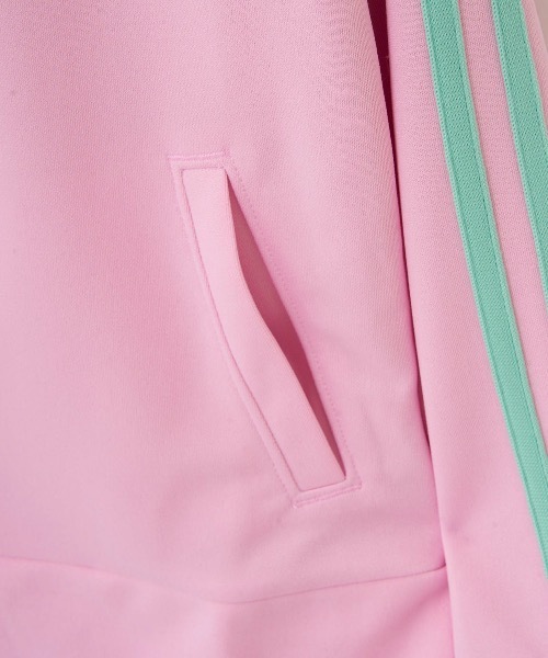 repipi armario（レピピ アルマリオ）の「【repipi armario / レピピアルマリオ】ガールズ袖2本ラインジャージ　ブルゾン　ジャージ　ダンス（ジャージ・キッズ・ホワイト/ブラック/パープル/サックスブルー/ピンク/ミント・140/150/160/170）」の12枚目の写真