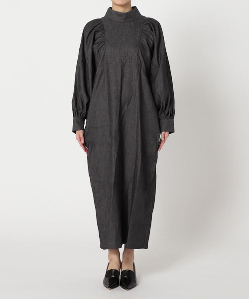 A PUPIL（アピューピル）の「《別注》【A PUPIL/ア ピューピル】デニムOP2：ワンピース（ワンピース・レディース・ブルー・SMALL）」の5枚目の写真