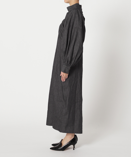 A PUPIL（アピューピル）の「《別注》【A PUPIL/ア ピューピル】デニムOP2：ワンピース（ワンピース・レディース・ブルー・SMALL）」の6枚目の写真