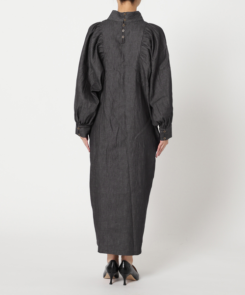 A PUPIL（アピューピル）の「《別注》【A PUPIL/ア ピューピル】デニムOP2：ワンピース（ワンピース・レディース・ブルー・SMALL）」の7枚目の写真