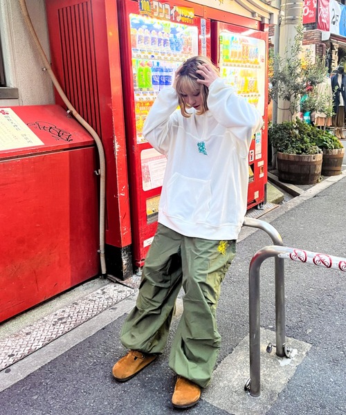 A'gem（エージェム）の「『A'gem/エージェム』アジャスターパンツ（その他パンツ・メンズ・ホワイト/ブラック/カーキ/ライトパープル/グリーン系その他・FREE）」の8枚目の写真