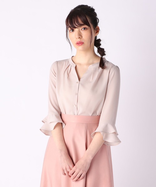 LAISSE PASSE - 今期新作！レッセパッセ☆プリントブラウス 2023 Spring Collection FLOWER PICK UP ITEM | LAISSE PASSE
