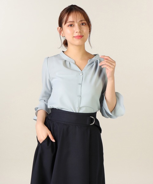 LAISSE PASSE - レッセパッセ  ブラウス LAISSE PASSE（レッセパッセ）の「長袖通勤ブラウス（シャツ
