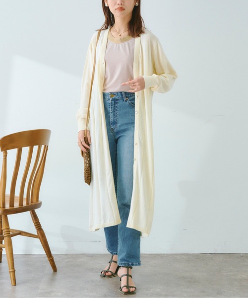 Chez toi（シェトワ）の「アビガイルタンク（タンクトップ・レディース・ベージュ/グレー/オフホワイト/ブラック・FREE）」の8枚目の写真