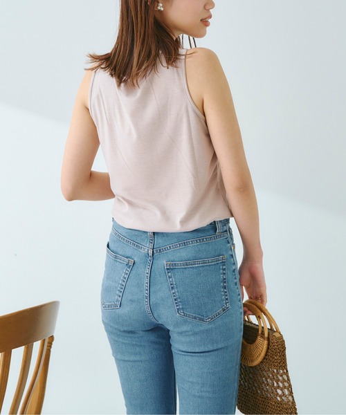 Chez toi（シェトワ）の「アビガイルタンク（タンクトップ・レディース・ベージュ/グレー/オフホワイト/ブラック・FREE）」の13枚目の写真